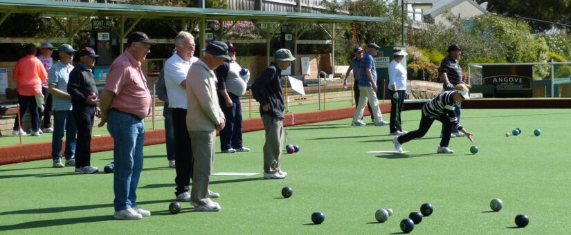 Winter means — keep playing bowls!!
